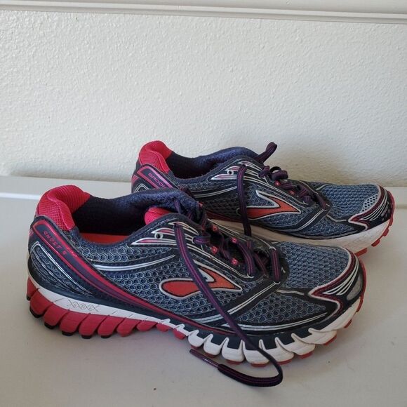 Brooks Womens Ghost 6 DNA Gray/Pink Athletic Active Running Sneakers Size 7 - Picture 14 of 15